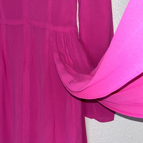 Bardot Pink Stilla Asymmetrical Drape Dress Woman's size 2/XXS Formal Prom Dance - Picture 13 of 15